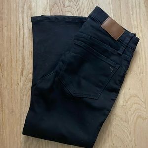 Madewell Cali Crop Demi Boot Denim in Black